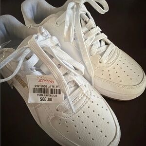 Puma Classic White Leather Sneakers